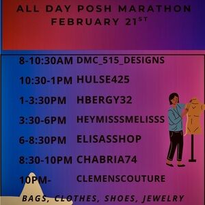 ALL DAY POSH MARATHON FEB 21st